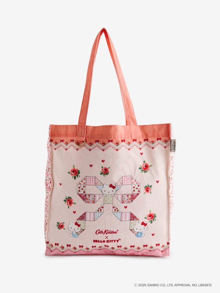 Cath Kidston × Hello Kitty スクエアトートバッグ Patchwork（8250円）
