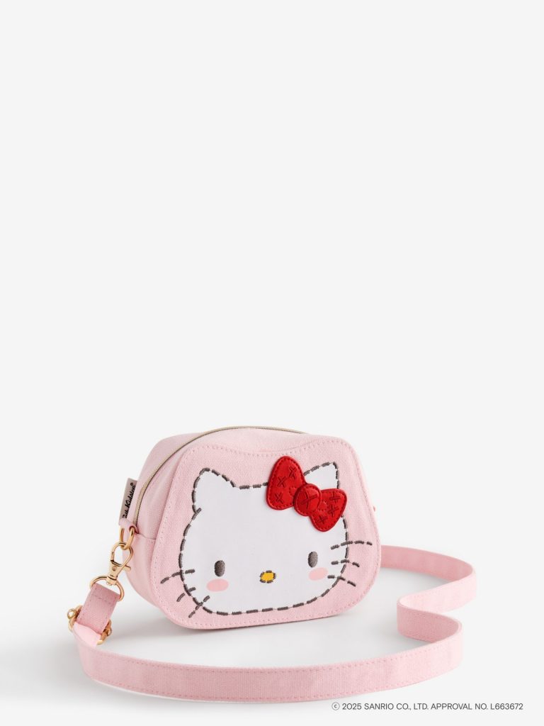 Cath Kidston × Hello Kitty フェイスキャンバスキッズポシェット（8800円）