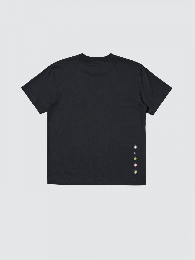 たまごっち UT オーバーサイズフィット BLACK（1990円） (C)BANDAI