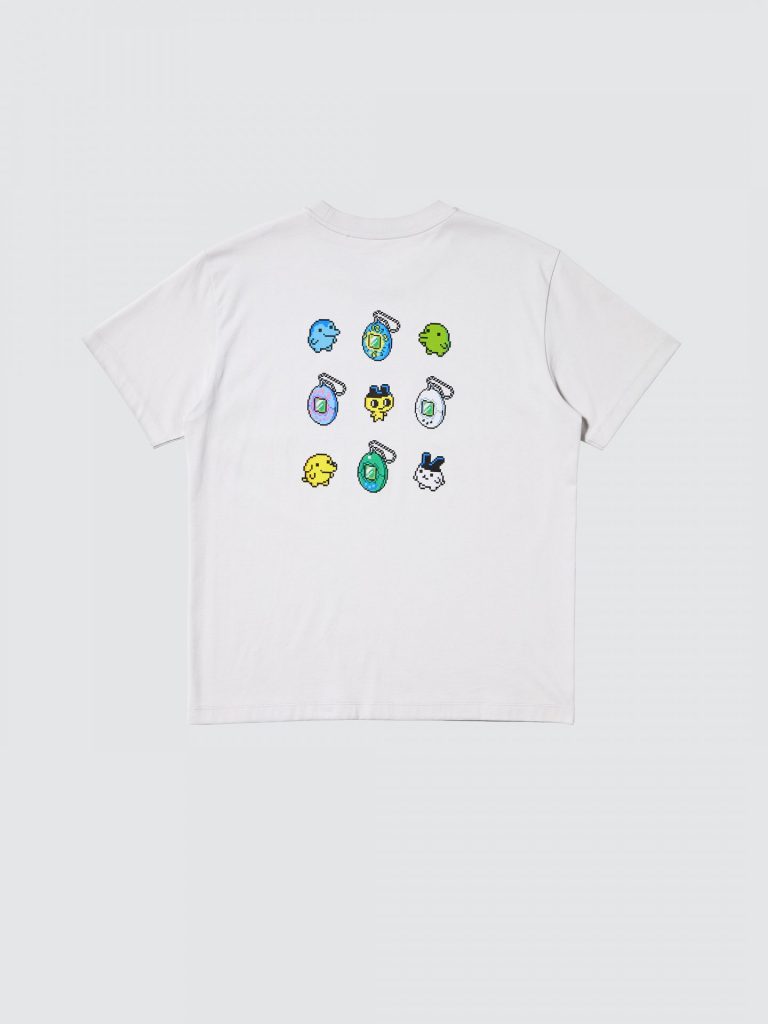 たまごっち UT オーバーサイズフィット LIGHT GRAY（1990円） (C)BANDAI