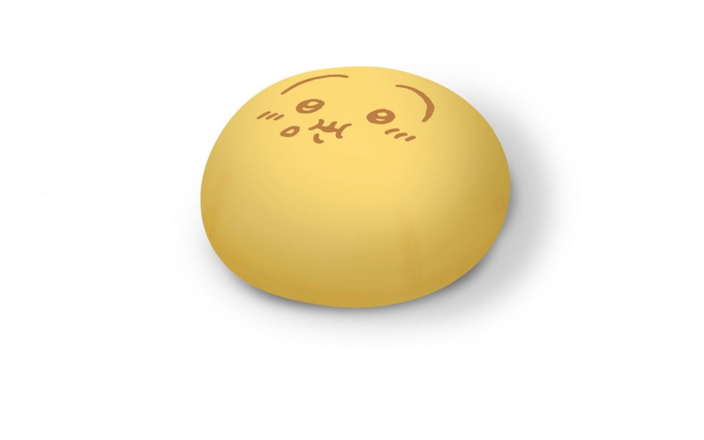 ちいかわオリジナルデザイン 中華まんビーズクッション（うさぎ）　(C)nagano