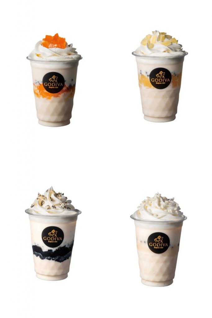 北海道「赤肉メロンショコリキサー」、青森「りんごショコリキサー」、岩手「南部セサミショコリキサー」秋田「甘酒ショコリキサー」