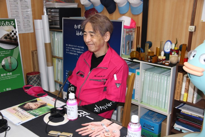 株式会社立成化学工業所、代表取締役の畠中浩さん