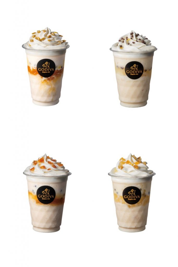 香川「オリーブ＆不知火みかんショコリキサー」、徳島「すだちショコリキサー」、愛媛「ばんかんシトラスショコリキサー」、高知「ゆずピールショコリキサー」