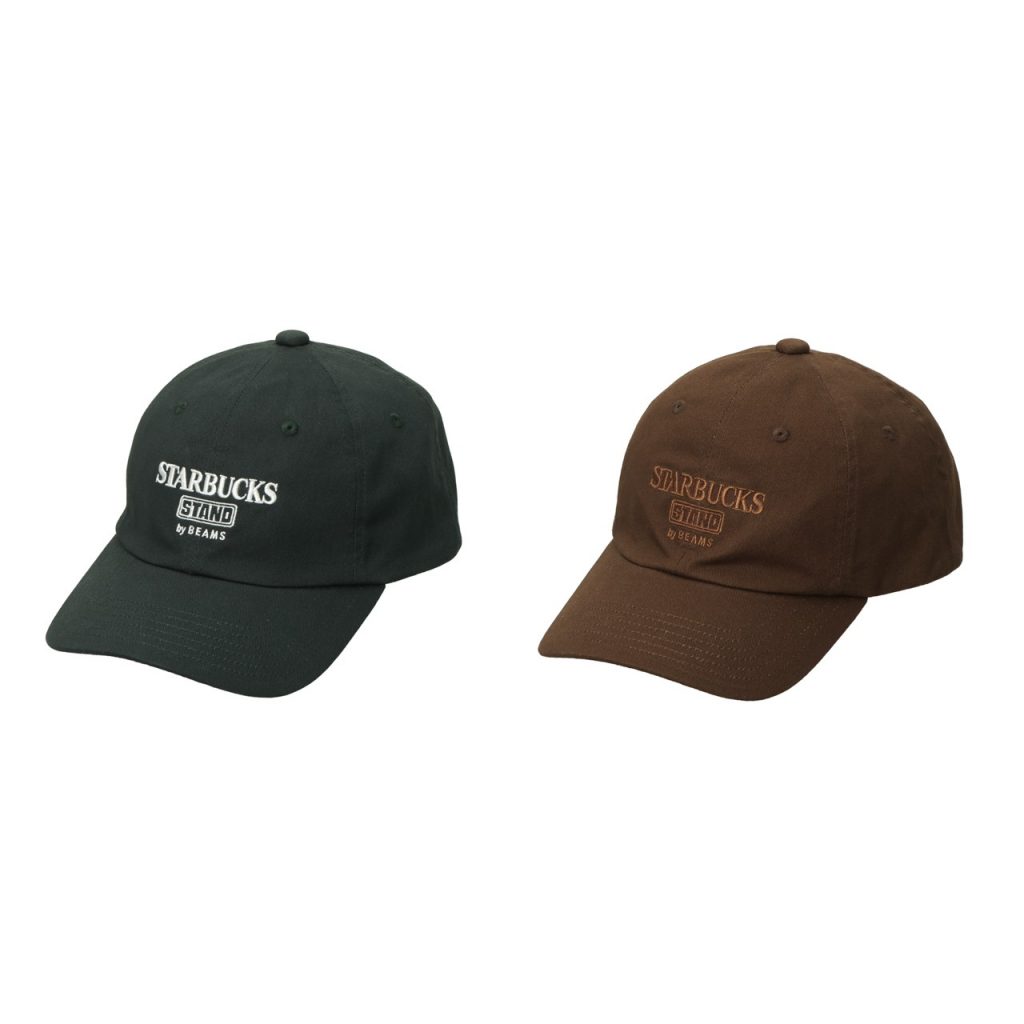 〈STARBUCKS STAND by BEAMS〉6P LOGO キャップ（6600円）