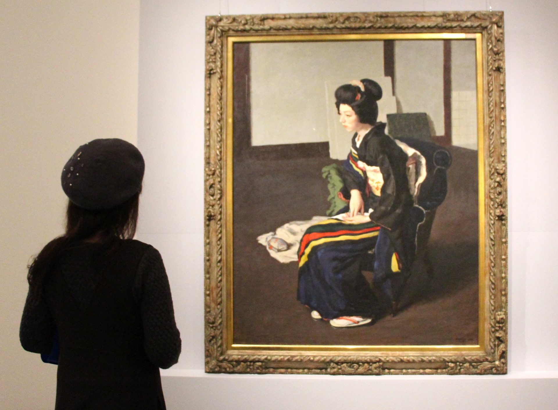 神戸の令嬢”90年ぶりの里帰り 小磯良平の名作「日本髪の娘｣ 神戸市立