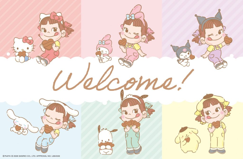 「ペコちゃん×サンリオキャラクターズコラボPOPUP ブース」