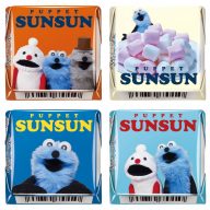 パペットスンスンがチロルチョコとコラボ!セブン‐イレブン限定で発売 (C)PUPPET SUNSUN/PS committee