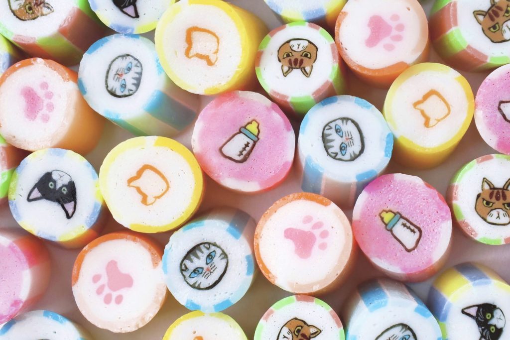 【ねこねこ店舗限定】こねこミックス ピンク（1袋　740円）