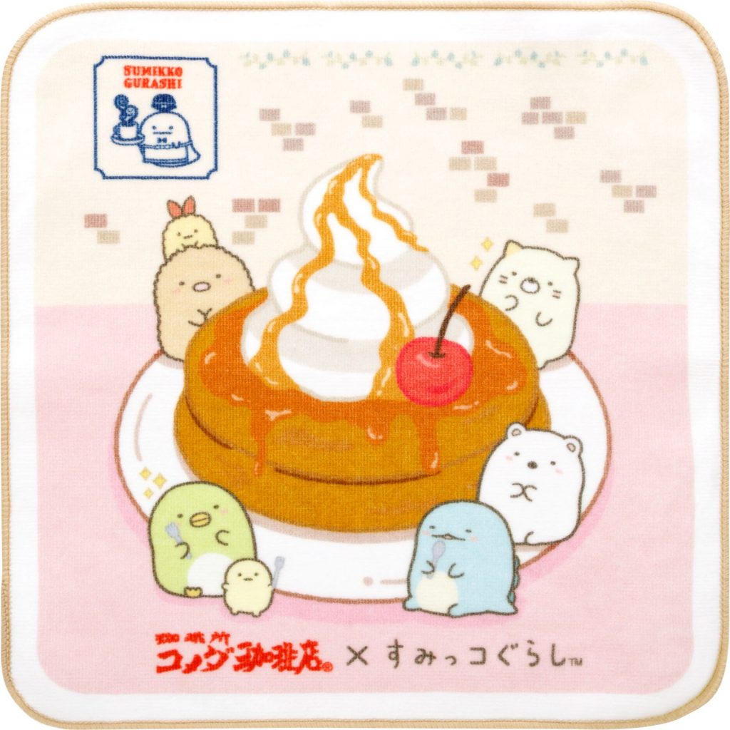 ミニタオル（935円）　(C)2026 KOMEDA Co.,Ltd　(C)2026 SAN-X CO., LTD. ALL RIGHTS RESERVED.