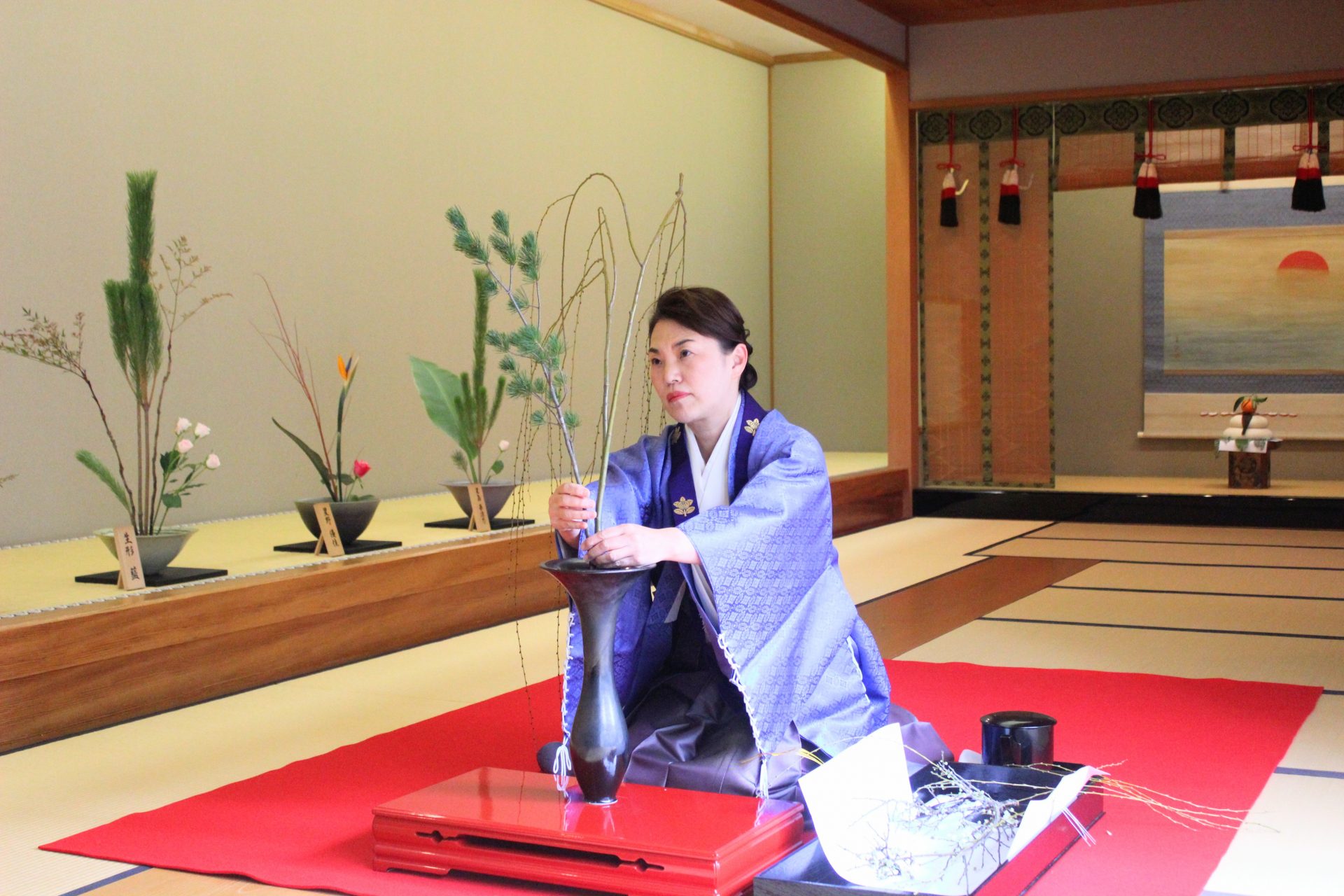 華道家元・池坊「初生け式」大阪・関西万博のレガシーと世界に思い