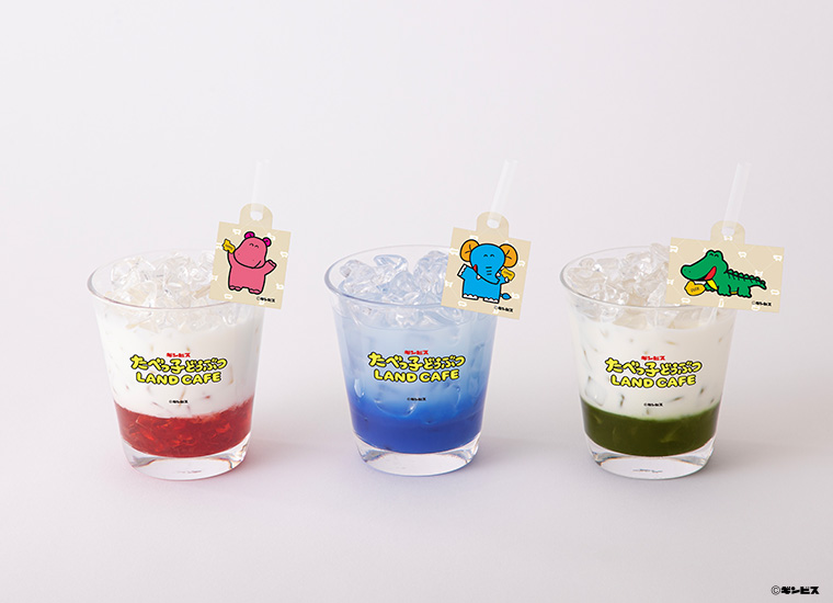 どうぶつさんのカラフルドリンク（880円）