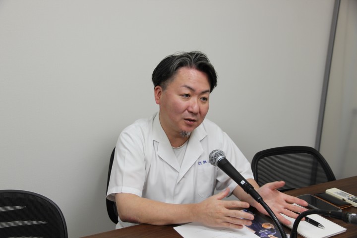 株式会社松鶴（神⼾市須磨区）、代表取締役の藤原弘法さん