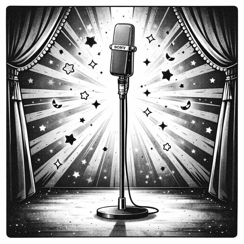 生で漫才観たことある？イメージ（※生成AIで作成）