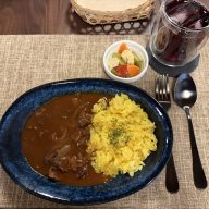 あむせんで提供されている「但馬牛ハヤシライス」