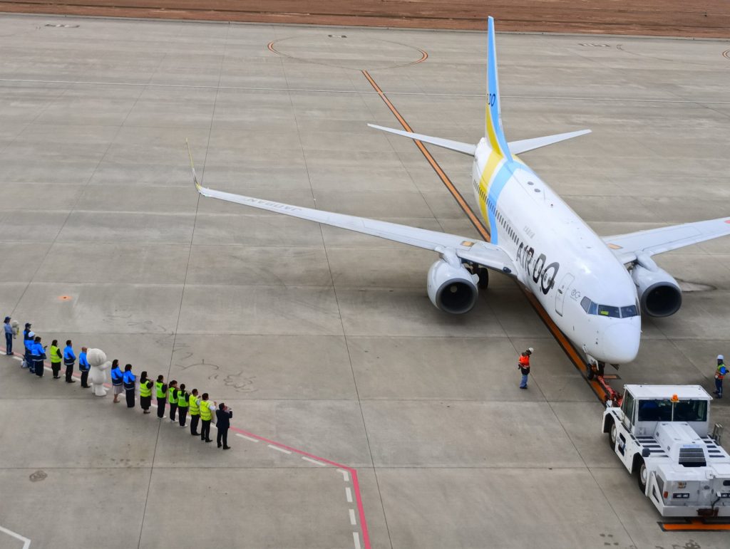 お見送りの様子