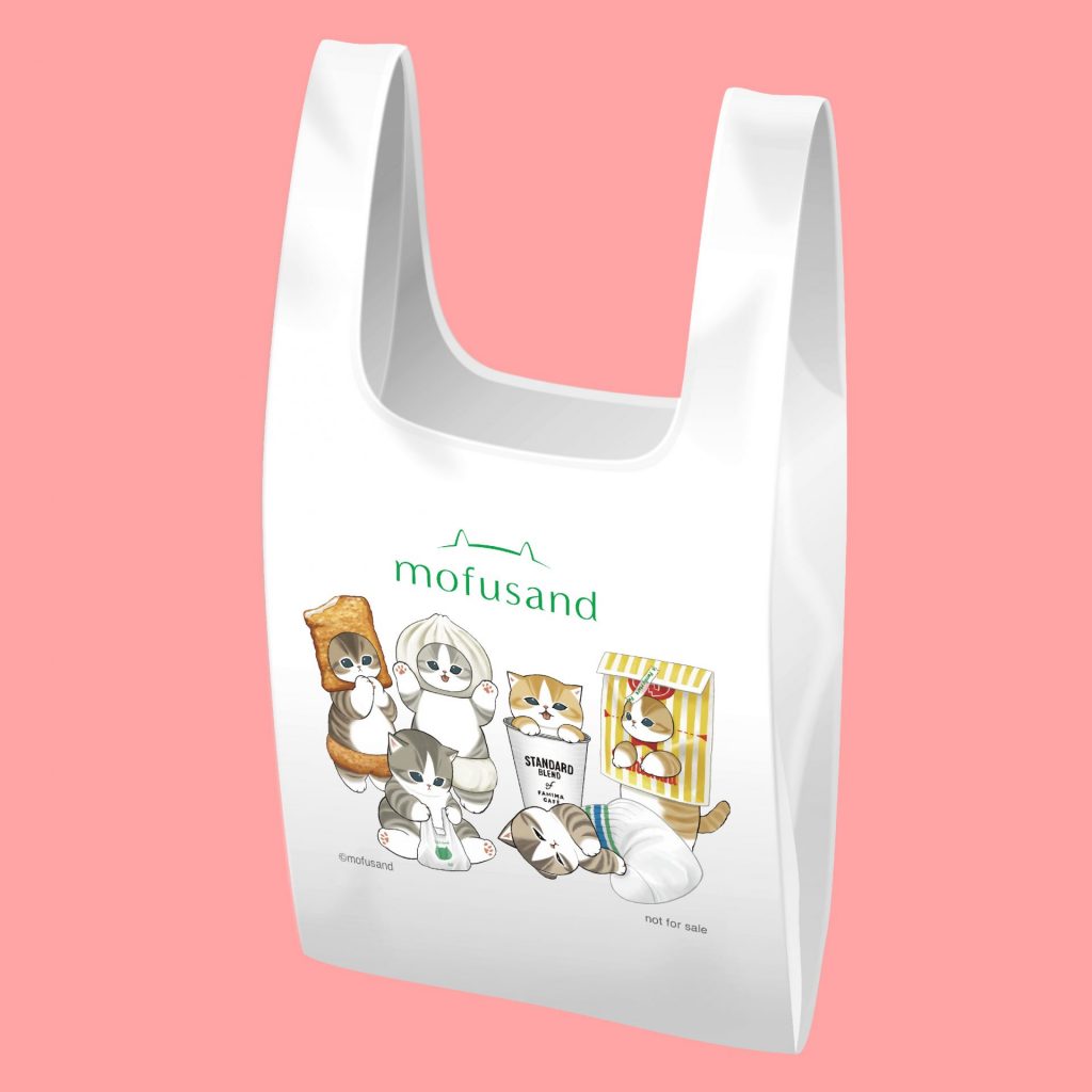 mofusand　2026コラボ　描き下ろし　マルシェバッグ　(C)mofusand