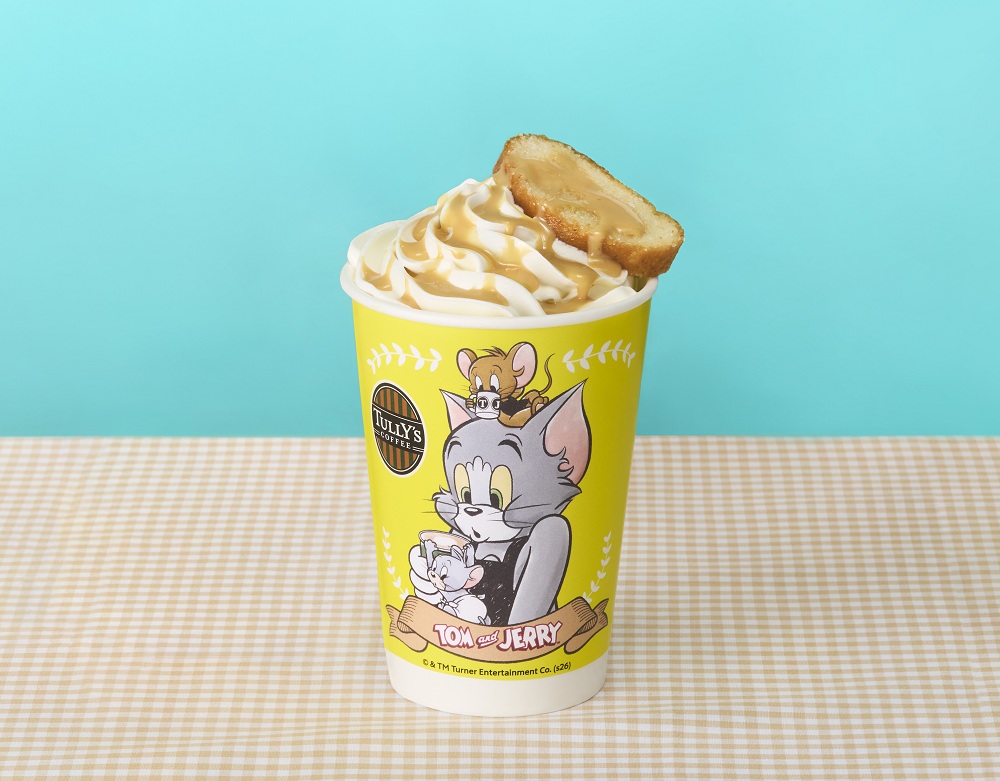 「さくさくラスクのピーナッツバターラテ」（Tallのみ 750円）　TOM AND JERRY and all related characters and elements (C) & Turner Entertainment Co. (s26)