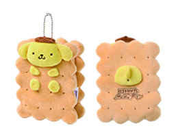 ココナッツサブレ×ポムポムプリン コラボポーチ（サイズ：約 幅115×高さ155×奥行50mm）　(C)'26 SANRIO CO., LTD. APPR. NO. L663746