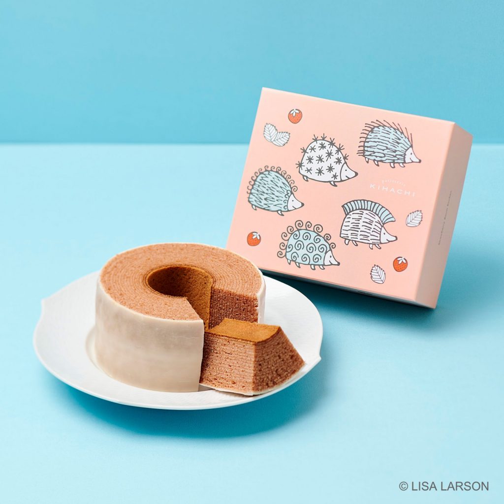 「苺のバームクーヘン」（1500円）