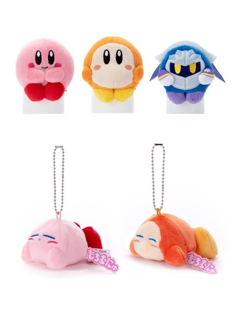 ちょっこりさんカービィ、ちょっこりさんワドルディ、ちょっこりさんメタナイト(各1320円)、星のカービィ もちむにゅ ぬいぐるみマスコット カービィ、星のカービィ もちむにゅ ぬいぐるみマスコット ワドルディ(各1650円)