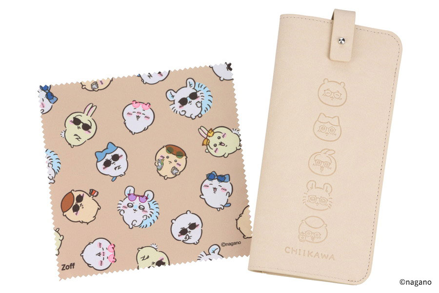 付属品（オリジナルケース・メガネ拭き）　(C)nagano