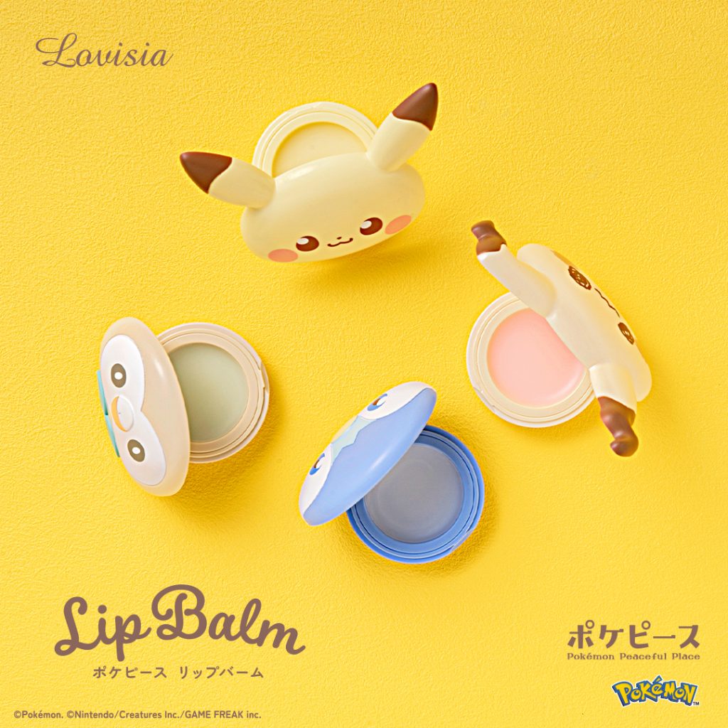 「Lovisiaコスメシリーズ」からポケピースコラボのリップバームが登場