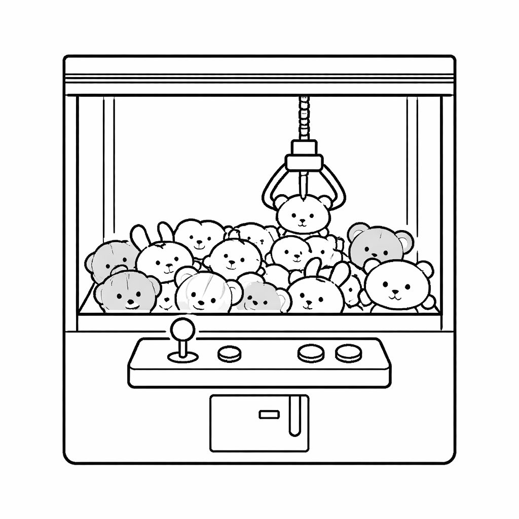 クレーンゲームしたことある？イメージ（※生成AIで作成）