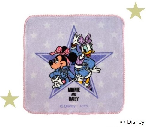 「ミニー＆デイジー〈スター〉ミニタオル」（1100円）