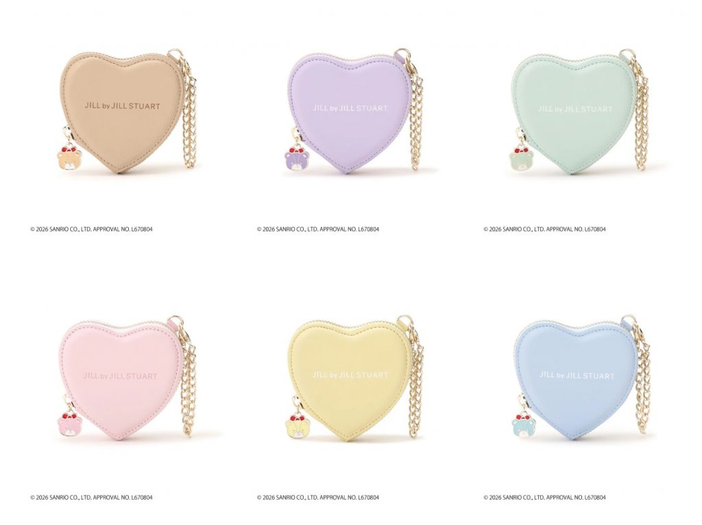 JILL by JILL STUART「タイニーチャムコラボハートポーチチャーム」（6930円）
