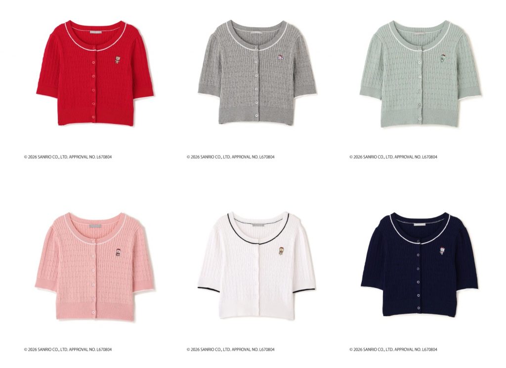 JILL by JILL STUART「タイニーチャムミニケーブルカーデトップス」（1万2100円）