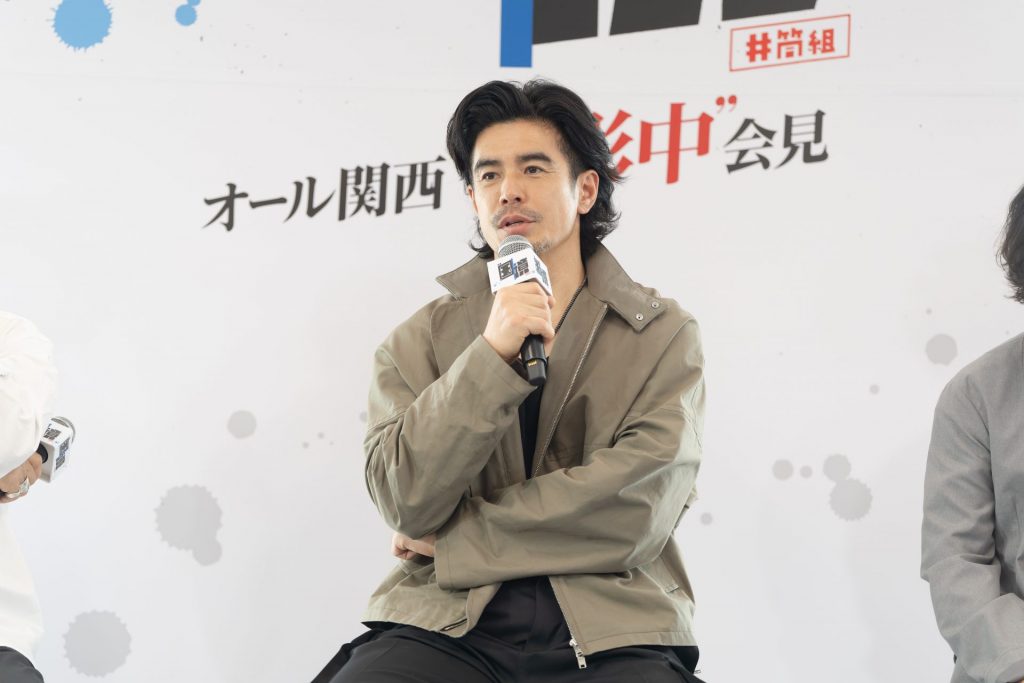 伊藤英明氏　映画『国境』　オール関西撮影中　(c) 2027 K2 Pictures