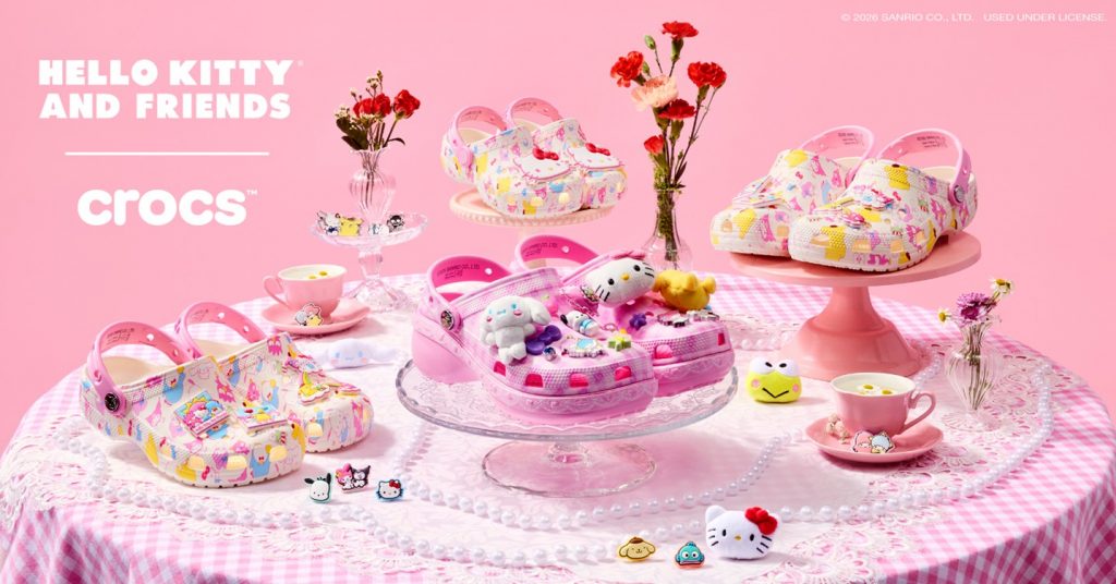 クロックスがサンリオキャラクターズとコラボ！新作コレクション発売　(C) 2026 SANRIO CO., LTD. APPROVAL NO. L670993