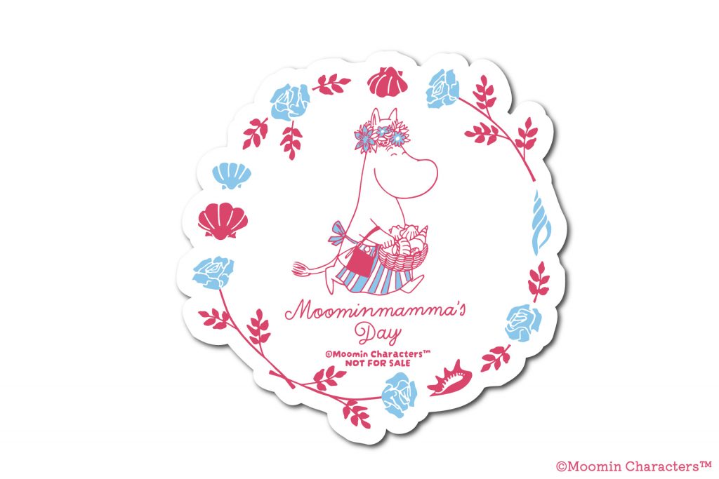 ムーミンママズデーの限定ノベルティステッカー
