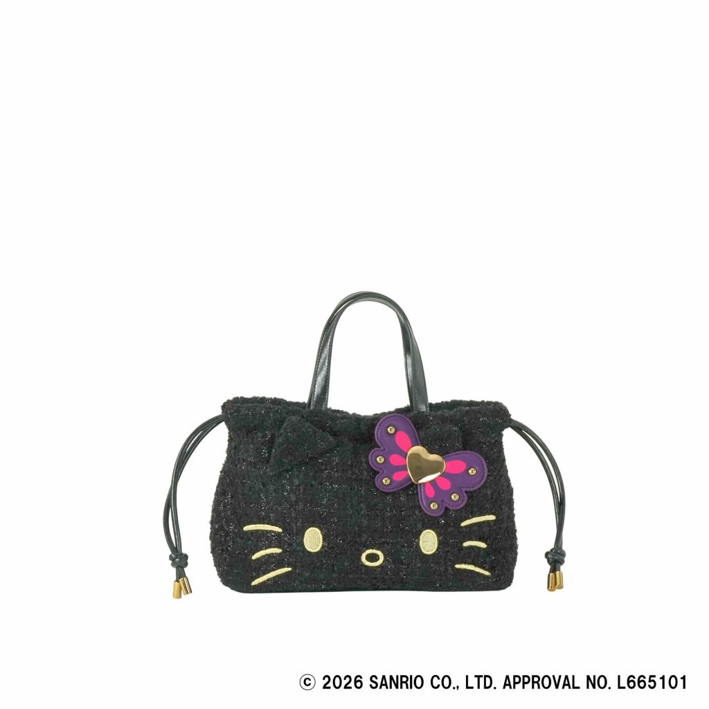 【ANNA SUI】HELLO KITTY「巾着手提げ」（2万3100円）