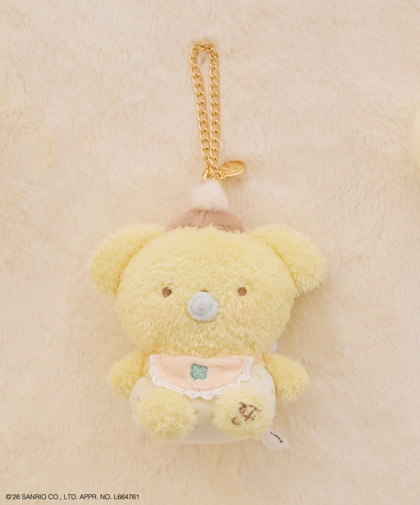「ポムポムプリン チャーム」（ライトイエロー・3950円）
