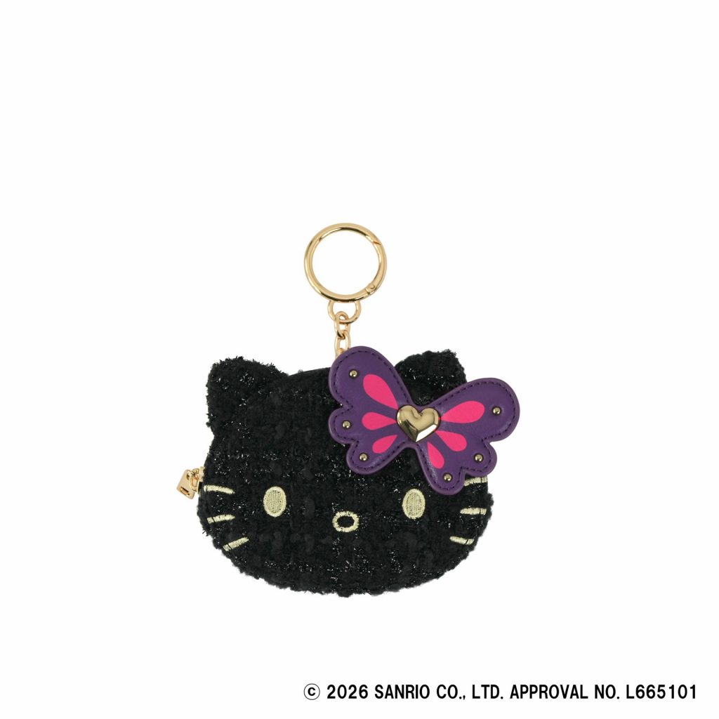 【ANNA SUI】HELLO KITTY「顔型ポーチチャーム」（1万1000円）