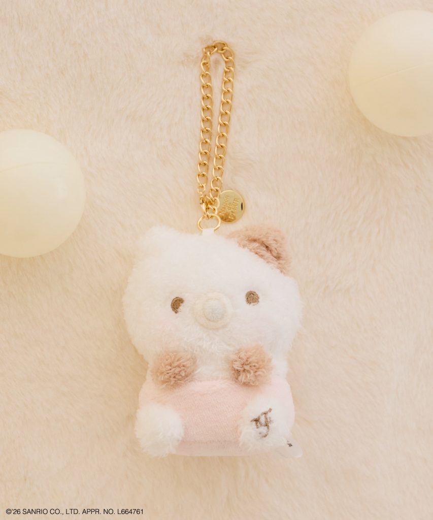 「ポムポムプリン（マフィン）チャーム」（ホワイト・3950円）