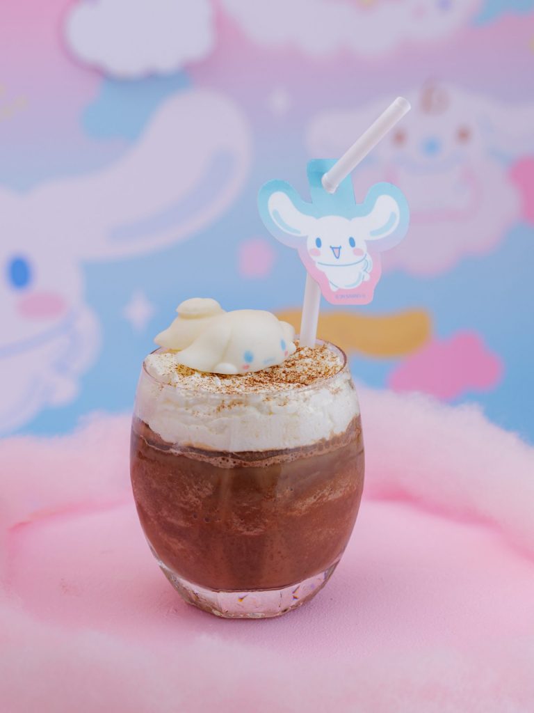 シナモロールのゴロゴロカフェフロート（1500円）