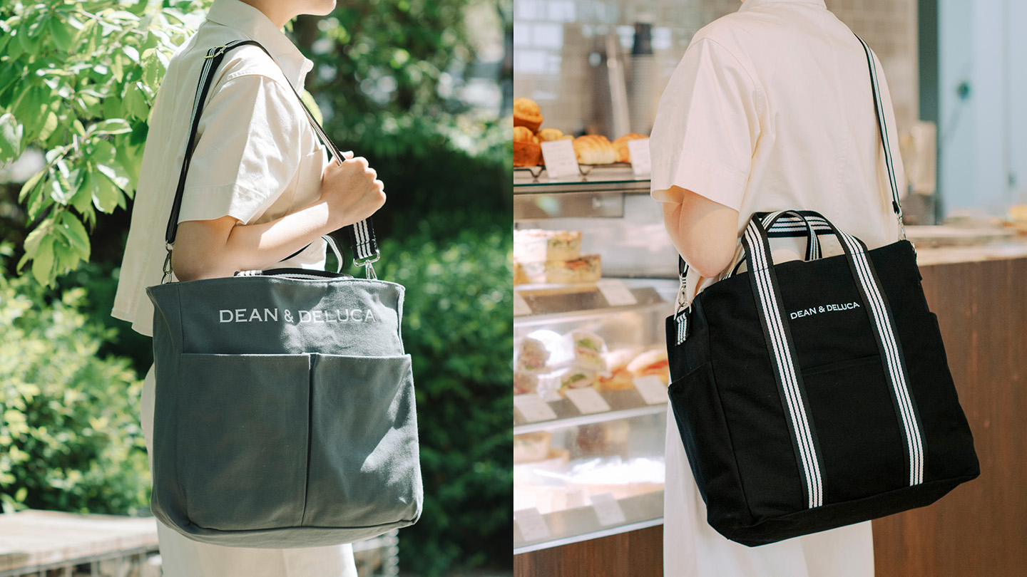 黒とグレーを“気分で裏返す” DEAN & DELUCAのトートバッグ 数量限定で