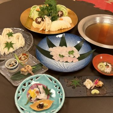 淡路島西海岸の温泉宿で“鱧尽くし”