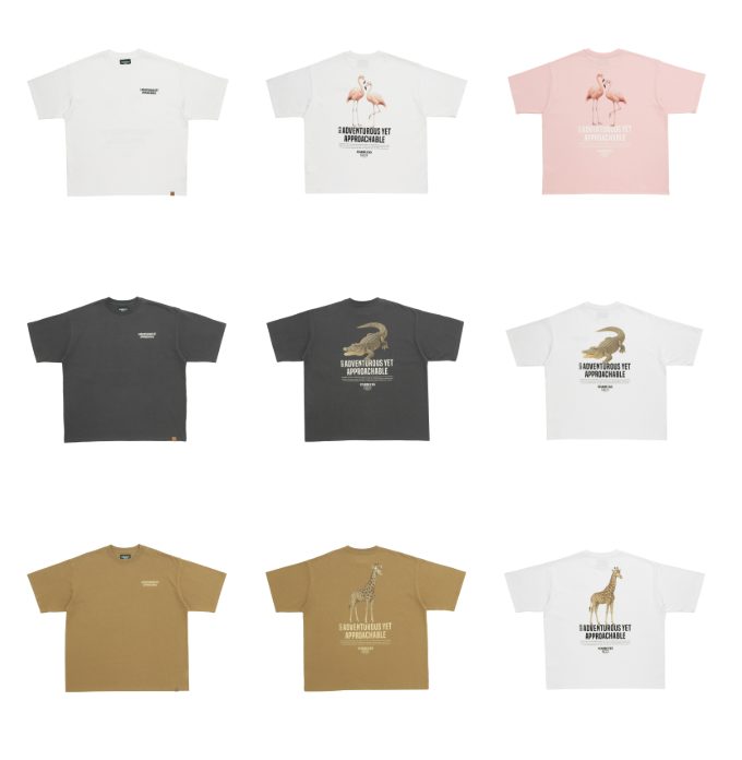 〈STARBUCKS STAND by BEAMS〉「アニマルプリントTシャツ」（9900円）