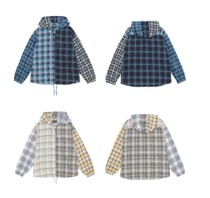 〈STARBUCKS STAND by BEAMS〉「クレイジーパターンフードシャツブルゾン」（2万3100円）