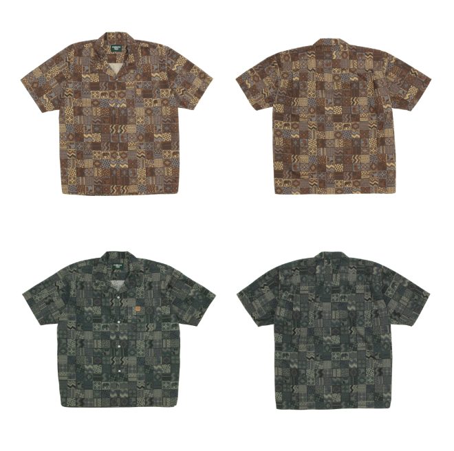 〈STARBUCKS STAND by BEAMS〉「総柄プリントショートスリーブシャツ」（1万8700円）