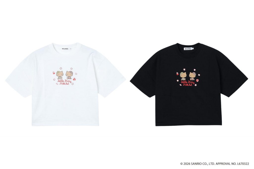 「SUN-KISSED F2F S/S TEE」（ホワイト・ブラック・6050円）