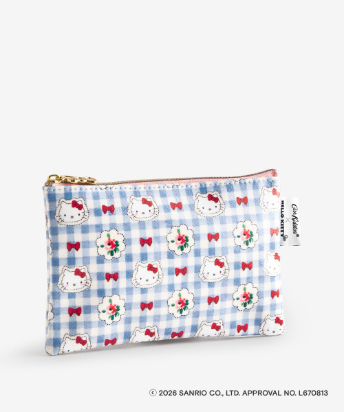 「Cath Kidston × Hello Kitty ジップドパース Sax」（3850円）