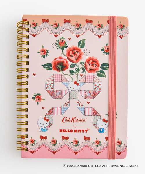 「Cath Kidston × Hello Kitty リングノート Ivory」（1760円）