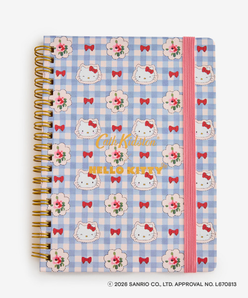 「Cath Kidston × Hello Kitty リングノート Sax」（1760円）