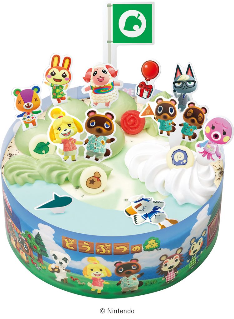 「どうぶつの森 アイスクリームケーキ」（3900円）　(C)Nintendo
