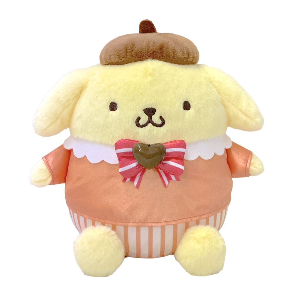 「ぬいぐるみS（ポムポムプリン）」（3740円）　(C)'26 SANRIO CO., LTD. APPR. NO. L665515